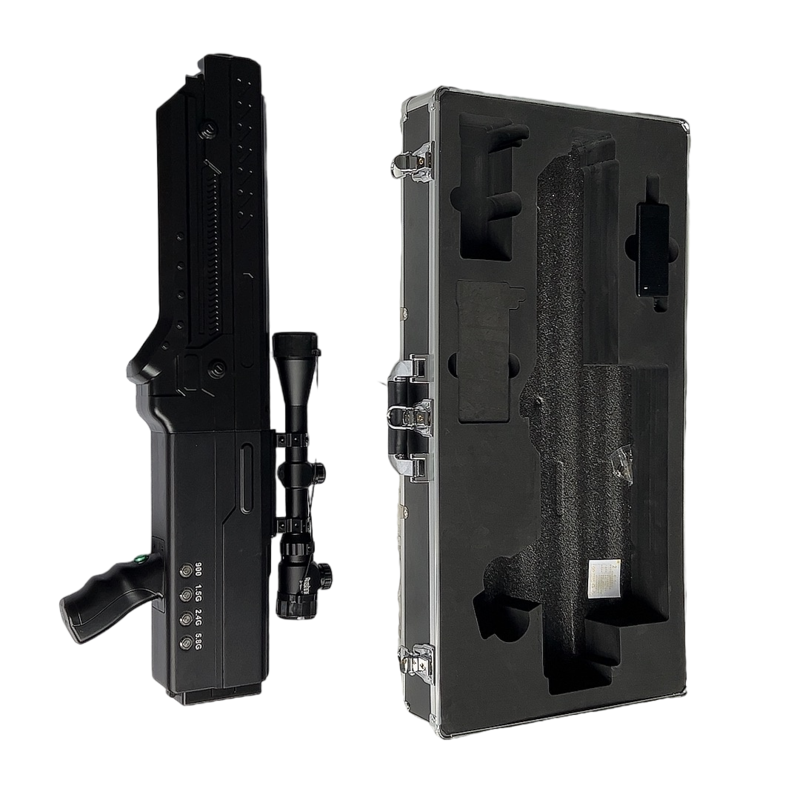  米易手持便携式枪型低空防御反制四通道A型